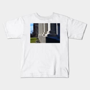 Ionic Column Feet, Dayton Courthouse Kids T-Shirt